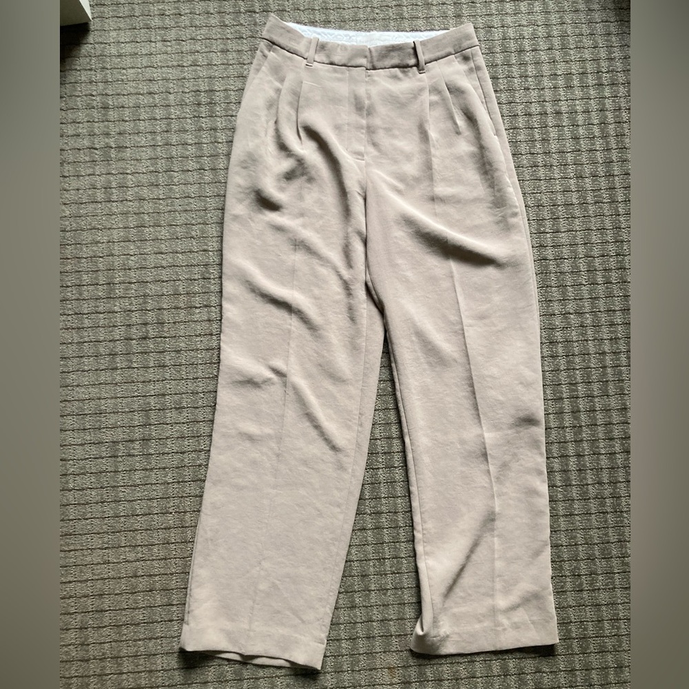 Beige Wilfred Effortless Dress Pants